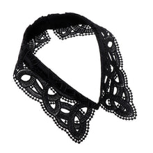Load image into Gallery viewer, New Women Cotton Lace Fake Collar Blouse Detachable