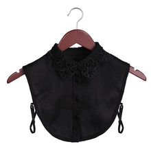 Load image into Gallery viewer, New Women Cotton Lace Fake Collar Blouse Detachable