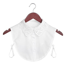 Load image into Gallery viewer, New Women Cotton Lace Fake Collar Blouse Detachable