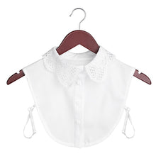 Load image into Gallery viewer, New Women Cotton Lace Fake Collar Blouse Detachable