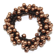 Load image into Gallery viewer, Ruoshui Woman Big Pearl Hair Ties Korean Style
