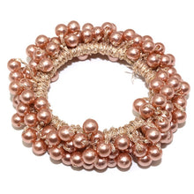 Load image into Gallery viewer, Ruoshui Woman Big Pearl Hair Ties Korean Style