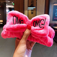 Load image into Gallery viewer, Wash Face Hair Holder Hairbands Coral Fleece