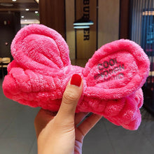 Load image into Gallery viewer, Wash Face Hair Holder Hairbands Coral Fleece