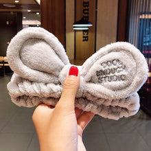 Load image into Gallery viewer, Wash Face Hair Holder Hairbands Coral Fleece