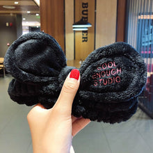 Load image into Gallery viewer, Wash Face Hair Holder Hairbands Coral Fleece