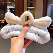 Load image into Gallery viewer, Wash Face Hair Holder Hairbands Coral Fleece