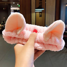 Load image into Gallery viewer, Wash Face Hair Holder Hairbands Coral Fleece