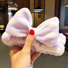 Load image into Gallery viewer, Wash Face Hair Holder Hairbands Coral Fleece
