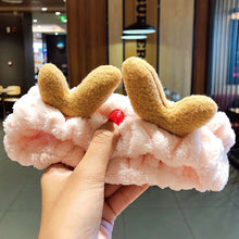 Load image into Gallery viewer, Wash Face Hair Holder Hairbands Coral Fleece