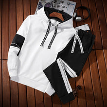 Load image into Gallery viewer, Men Clothing Set Sportswear Suit Autumn New Hoodies Sweatshirts Sporting Sets Men's Tracksuits Two Piece Hoodies+Pants 2pcs Sets