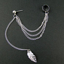 Load image into Gallery viewer, 1pcs Earrings Jewelry Fashion Personality Metal Ear Clip Leaf Tassel