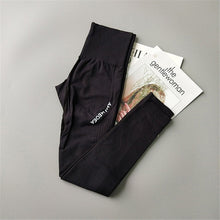 Load image into Gallery viewer, Women's Seamless Sports Leggings with Tummy Control