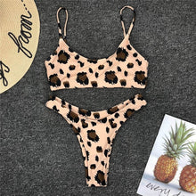 Load image into Gallery viewer, Snakeskin Bikini Women Swimwear Leopard Bikinis Sexy Biquini Swim Suit