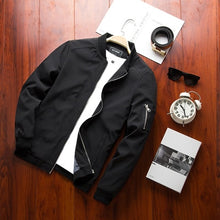 Load image into Gallery viewer, DIMUSI Spring New Men's Bomber Zipper Jacket Male Casual Streetwear Hip Hop Slim Fit Pilot Coat Men Clothing Plus Size 4XL,TA214