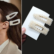 Load image into Gallery viewer, Handmade Pearls Hair Clips for Women Fashion
