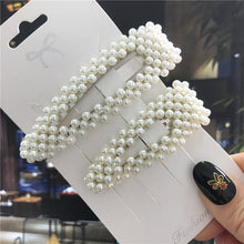Load image into Gallery viewer, Handmade Pearls Hair Clips for Women Fashion