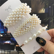 Load image into Gallery viewer, Handmade Pearls Hair Clips for Women Fashion