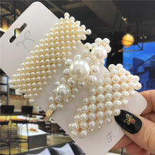 Load image into Gallery viewer, Handmade Pearls Hair Clips for Women Fashion