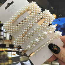 Load image into Gallery viewer, Handmade Pearls Hair Clips for Women Fashion