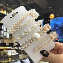 Load image into Gallery viewer, Handmade Pearls Hair Clips for Women Fashion