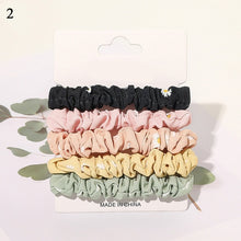 Load image into Gallery viewer, Scrunchies Hair Ring Candy Color Ties
