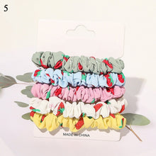 Load image into Gallery viewer, Scrunchies Hair Ring Candy Color Ties