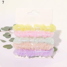 Load image into Gallery viewer, Scrunchies Hair Ring Candy Color Ties
