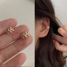 Load image into Gallery viewer, Fashion Gold Leaf Clip Earring For Women Without Piercing