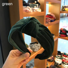 Load image into Gallery viewer, Wide Top Knot Hair Bands For Women