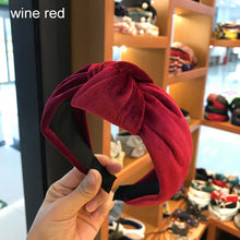Load image into Gallery viewer, Wide Top Knot Hair Bands For Women