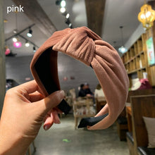 Load image into Gallery viewer, Wide Top Knot Hair Bands For Women