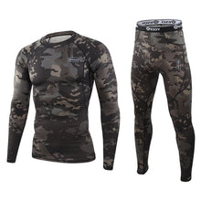 Load image into Gallery viewer, Top quality new thermal underwear men fleece sweat quick drying