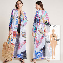 Load image into Gallery viewer, Embroidery Kaftan Tunic Cover up Swimsuit