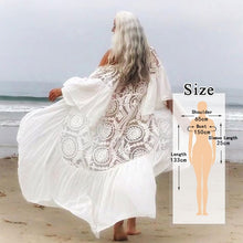 Load image into Gallery viewer, Embroidery Kaftan Tunic Cover up Swimsuit