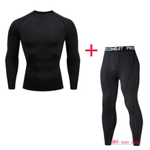 Load image into Gallery viewer, Men Thermal underwear winter long johns Quick dry