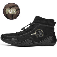 Load image into Gallery viewer, Men Winter Boots Leather Outdoor Light Ankle Antislip