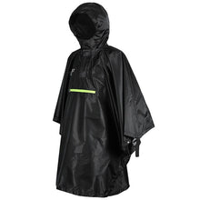 Load image into Gallery viewer, 3 in 1 Raincoat Backpack Rain Cover Rain Coat Hood Hiking Cycling Rain Cover Poncho Raincoat Waterproof Outdoor Camping Tent Mat