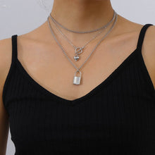 Load image into Gallery viewer, AOMU Fashion Multilayer Hip Hop Long Chain Necklace For Women