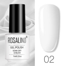 Load image into Gallery viewer, ROSALIND Gel Polish Set Manicure for Nails Semi Permanent Vernis top coat UV LED Gel Varnish Soak Off Nail Art Gel Nail Polish