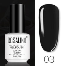 Load image into Gallery viewer, ROSALIND Gel Polish Set Manicure for Nails Semi Permanent Vernis top coat UV LED Gel Varnish Soak Off Nail Art Gel Nail Polish