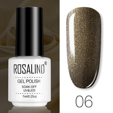 Load image into Gallery viewer, ROSALIND Gel Polish Set Manicure for Nails Semi Permanent Vernis top coat UV LED Gel Varnish Soak Off Nail Art Gel Nail Polish