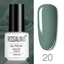 Load image into Gallery viewer, ROSALIND Gel Polish Set Manicure for Nails Semi Permanent Vernis top coat UV LED Gel Varnish Soak Off Nail Art Gel Nail Polish