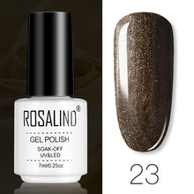 Load image into Gallery viewer, ROSALIND Gel Polish Set Manicure for Nails Semi Permanent Vernis top coat UV LED Gel Varnish Soak Off Nail Art Gel Nail Polish
