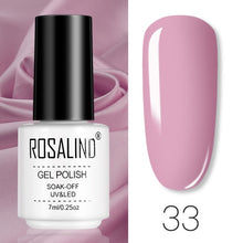 Load image into Gallery viewer, ROSALIND Gel Polish Set Manicure for Nails Semi Permanent Vernis top coat UV LED Gel Varnish Soak Off Nail Art Gel Nail Polish