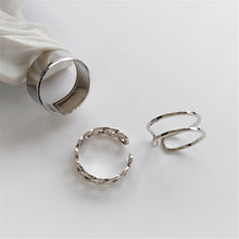 Load image into Gallery viewer, Hip-hop/Rock Metal Geometry Circular Punk Rings Set