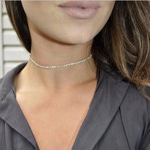 Load image into Gallery viewer, Pearl Bead Chain Choker Necklace