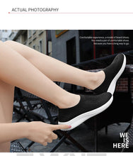 Load image into Gallery viewer, Flat Slip on Platform Sneakers Women