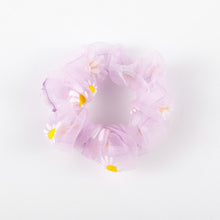 Load image into Gallery viewer, Sweet Embroidery Flowers Mesh Scrunchies Women