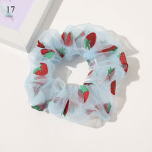Load image into Gallery viewer, Sweet Embroidery Flowers Mesh Scrunchies Women